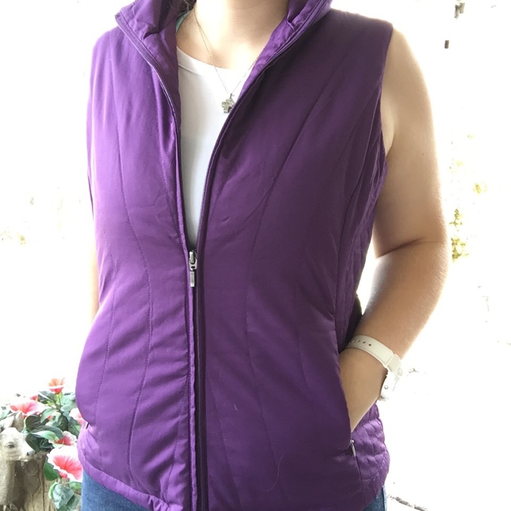 Samantha’s purple vest